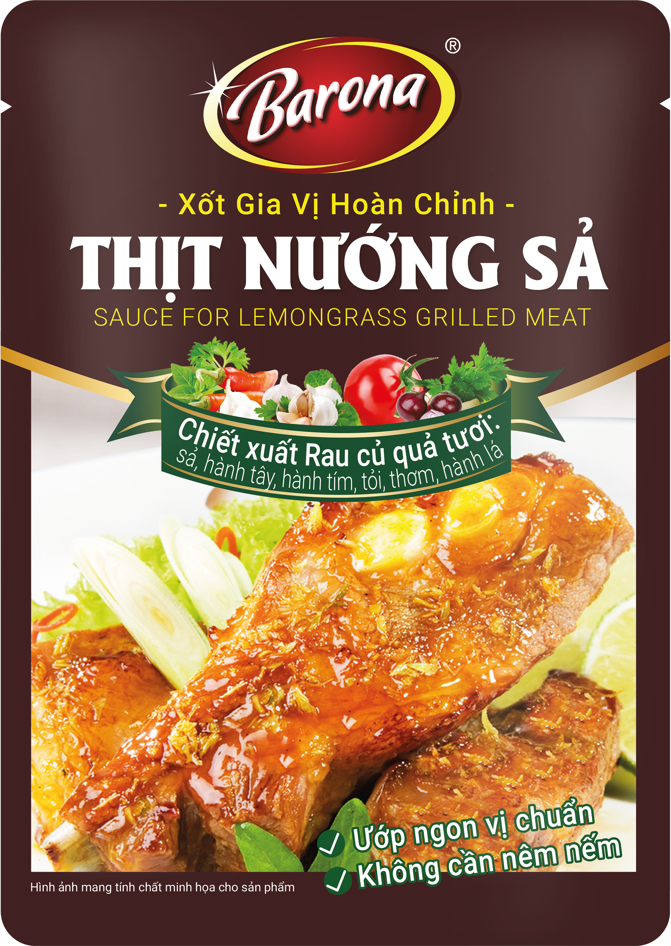 Gia vị thịt nướng sả