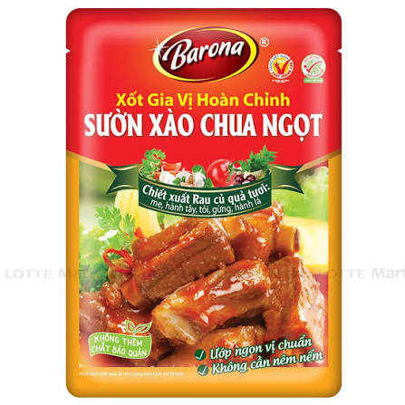Sốt sườn chua ngọt